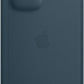 Apple iPhone 12 Pro Max Lederhülle Anhänger MagSafe Tasche Case Cover Blau