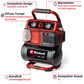 Einhell Power X-Change Akku-Kompressor TE-AC 18/75 Li OF-Solo