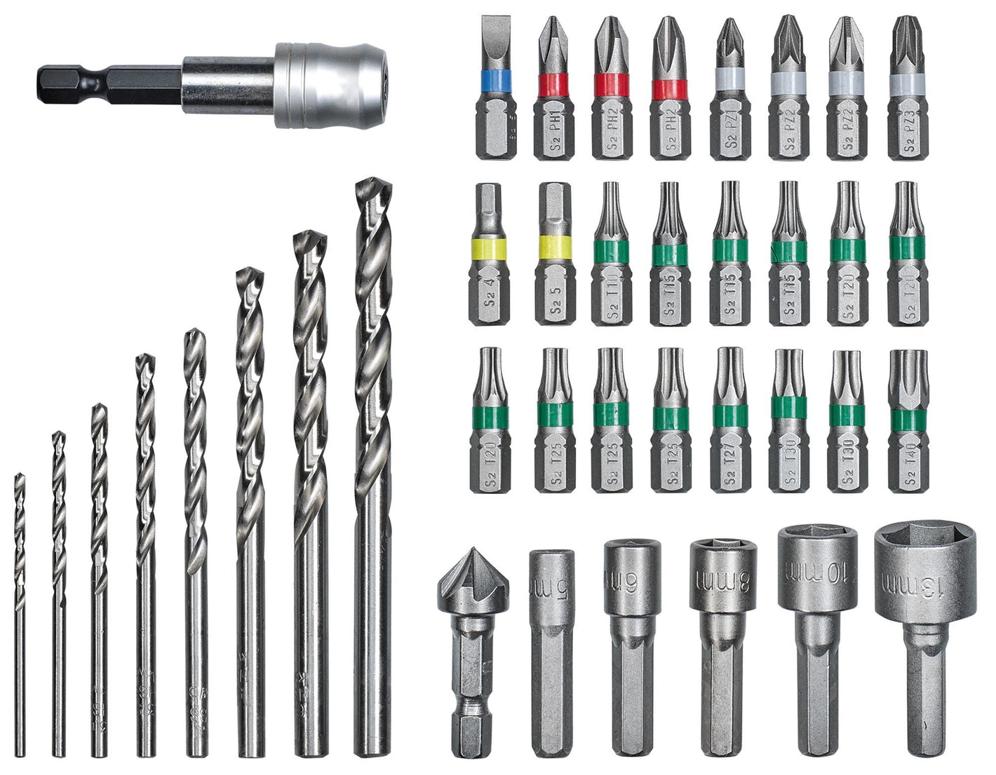 Einhell Akku-Bohrschrauber-Zubehör Bit-Bohrerbox 39tlg. L-Box (B-Ware)