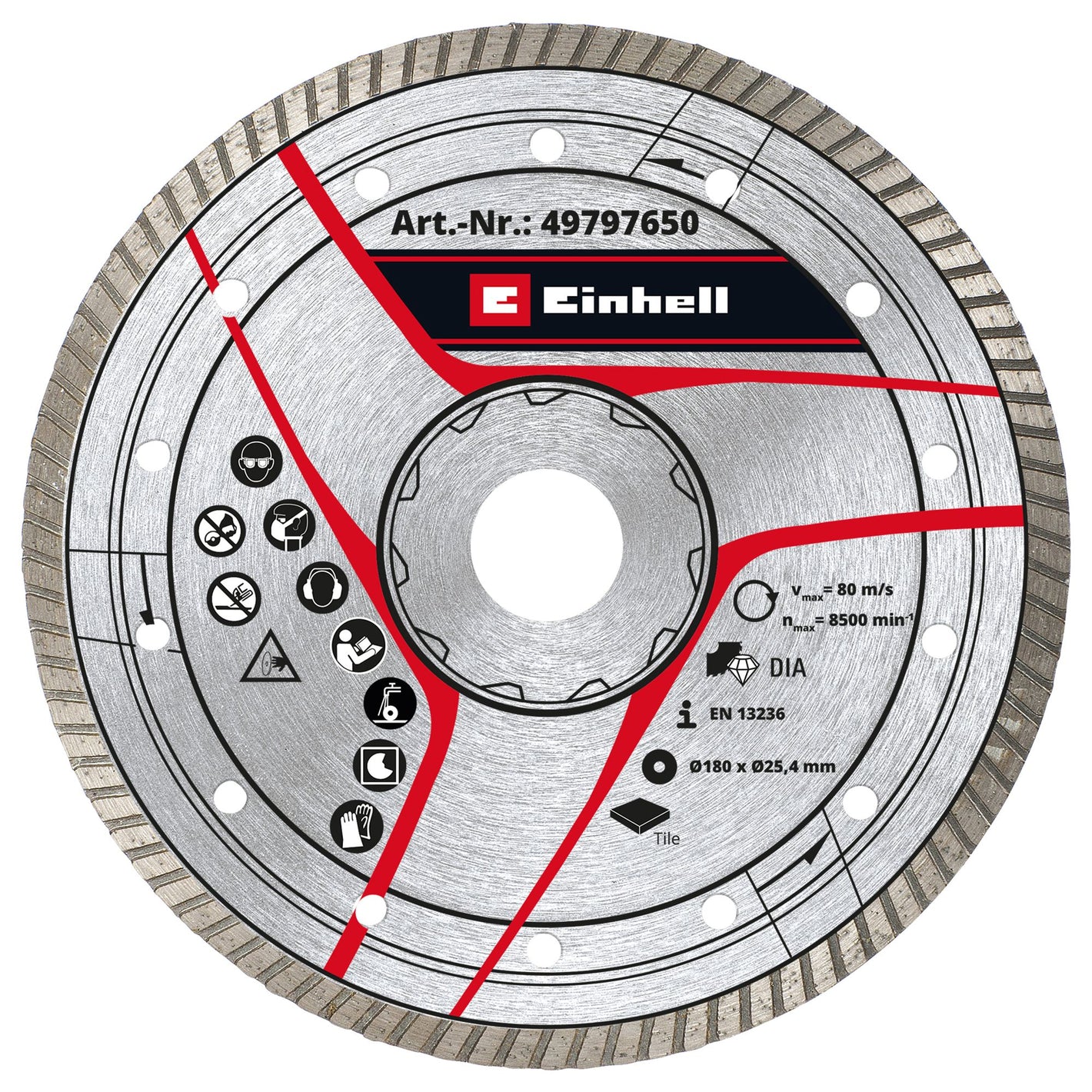 Einhell Fliesenschneider-Zubehör DIA-Trennsch. 180x25,4mm tur.