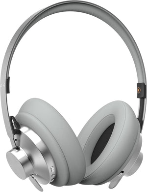 ECHO Kopfhörer Headset Bluetooth kabellos aktive Geräuschunterdrückung ANC Grau