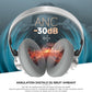 ECHO Kopfhörer Headset Bluetooth kabellos aktive Geräuschunterdrückung ANC Grau