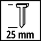 Einhell Druckluft-Tacker-Zubehör Nägel 3000 Stk., 25mm