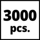 Einhell Druckluft-Tacker-Zubehör Nägel 3000 Stk., 25mm