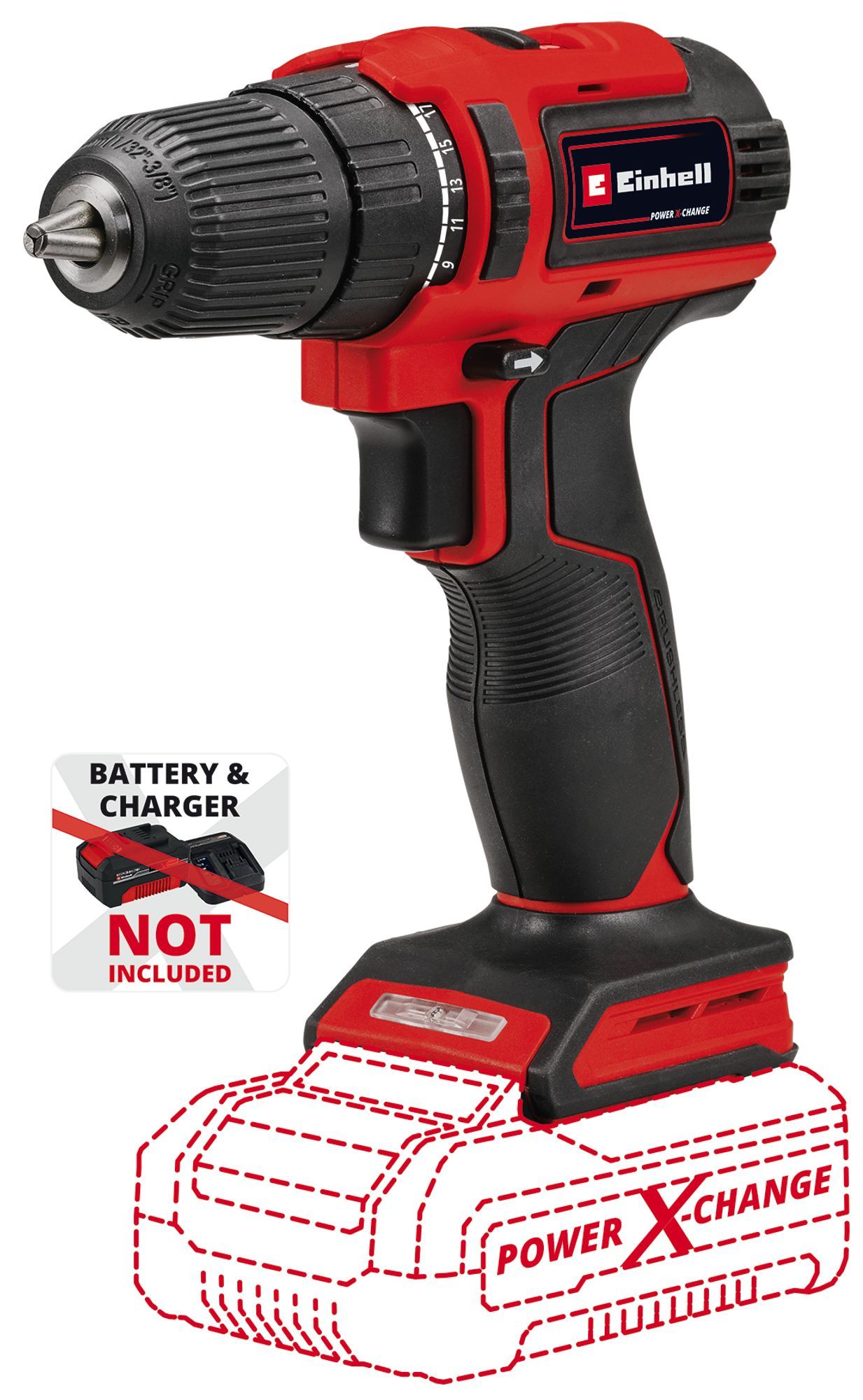 Einhell Power X-Change Akku-Bohrschrauber TE-CD 18/40 Li BL - Solo (B-Ware)
