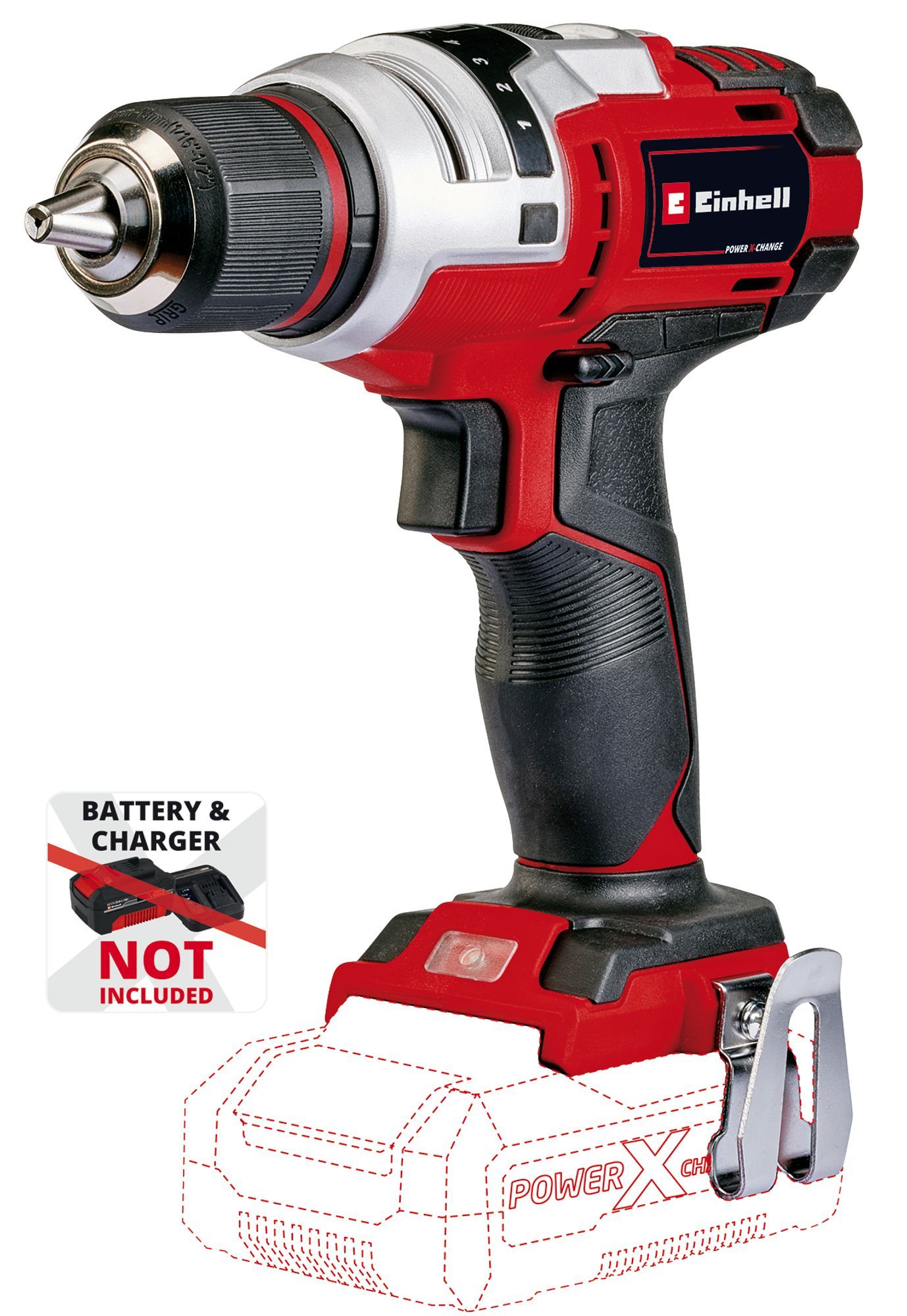 Einhell Power X-Change Akku-Bohrschrauber TE-CD 18 Li E-Solo (B-Ware)