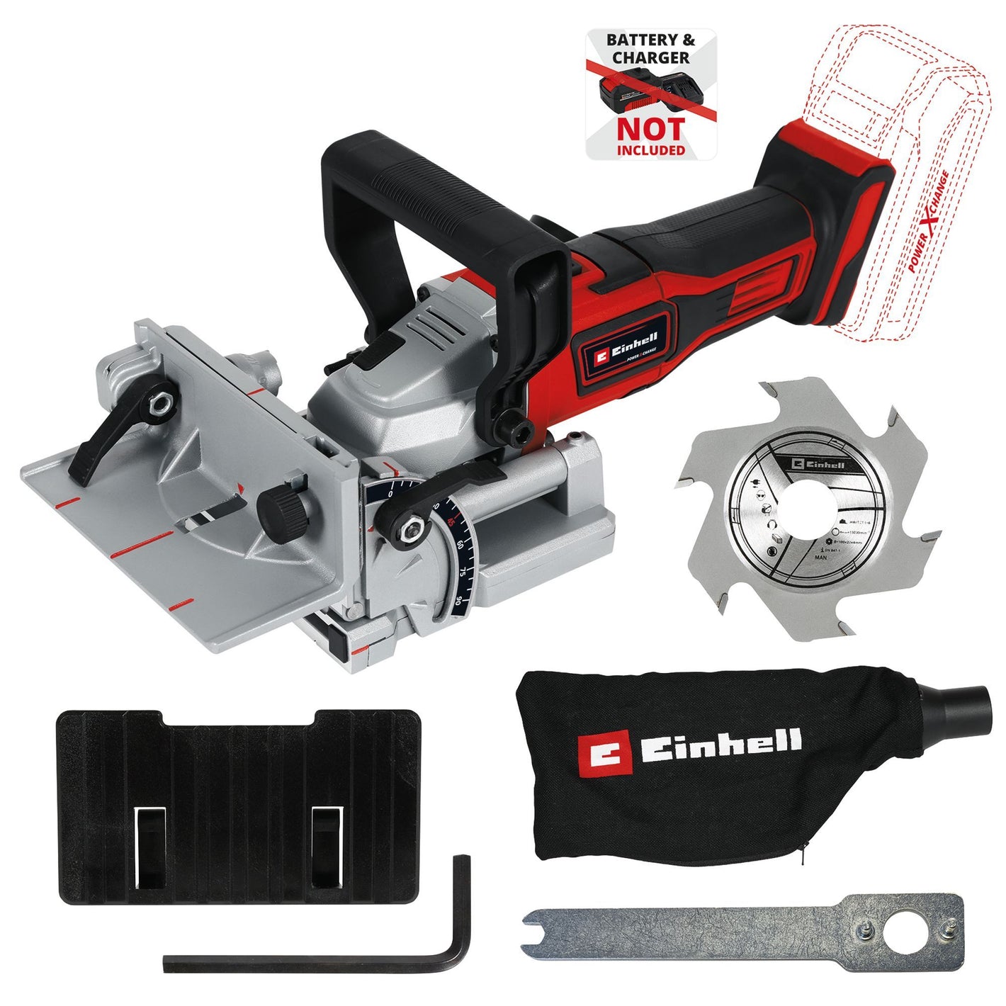 Einhell Power X-Change Akku-Flachdübelfräse TE-BJ 18 Li - Solo (B-Ware)