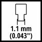 Einhell Kettensägen-Zubehör Ersatzkette 20cm 16Z