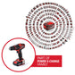 Einhell Power X-Change Akku-Schlagbohrschrauber TE-CD 18/40 Li-i +64 (2x2,0Ah)