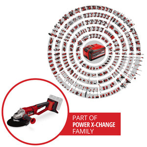 Einhell Power X-Change Akku-Winkelschleifer AXXIO 36/230 Q
