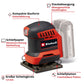 Einhell Power X-Change Akku-Faustschleifer TE-OS 18/113 3X  Li - Solo (B-Ware)