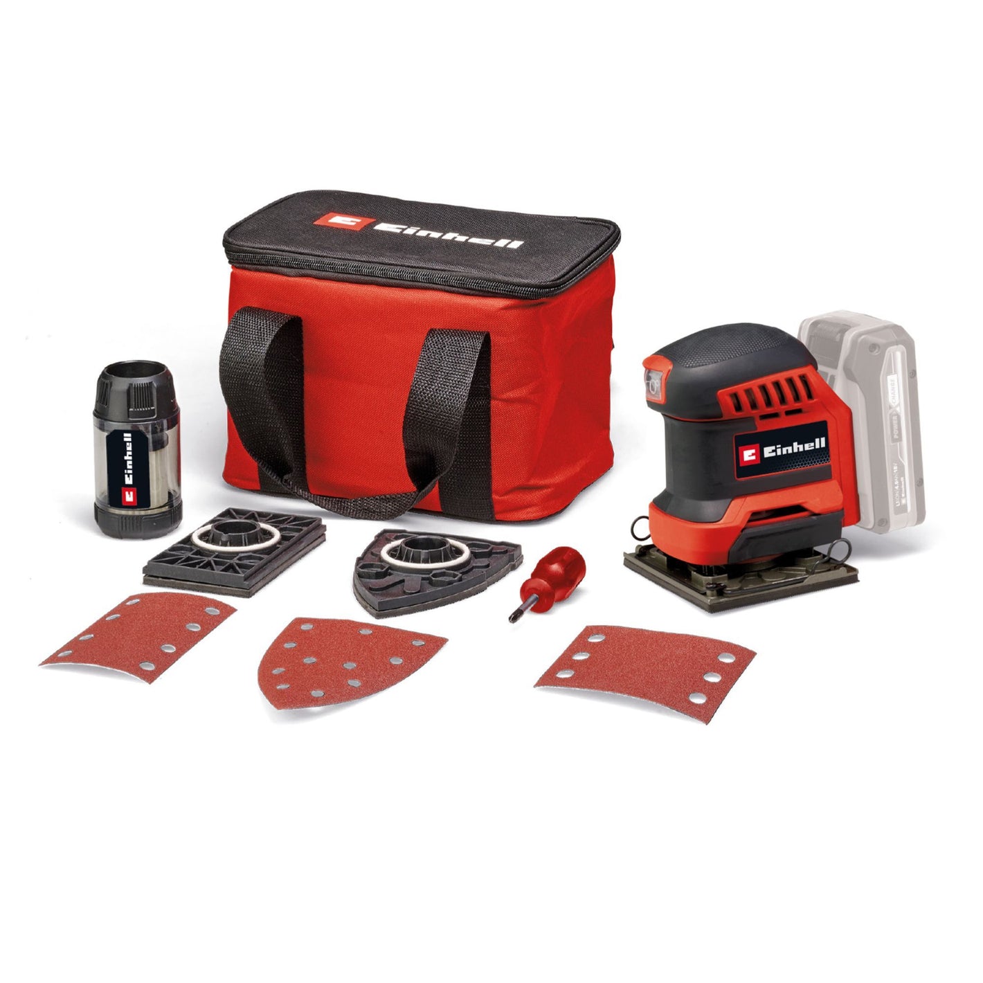 Einhell Power X-Change Akku-Faustschleifer TE-OS 18/113 3X  Li - Solo (B-Ware)