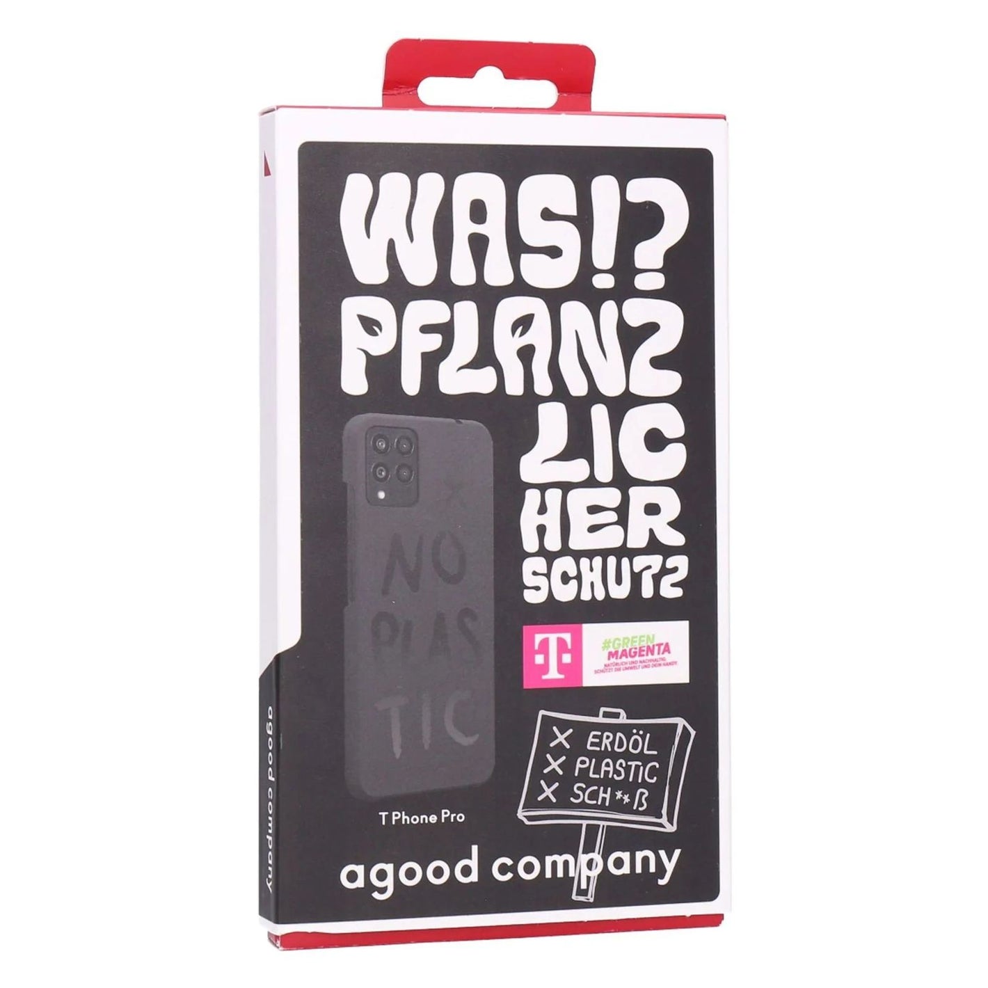 agood Handyhülle für Telekom T-Phone Pro schwarz Schutzhülle Case Cover