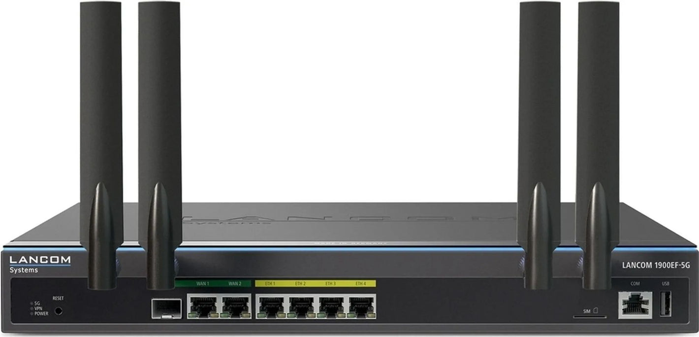 Lancom Systems 1900EF-5G Router WWAN 4Port-Switch 5G an Rack montierbar