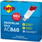 AVM FRITZ! WLAN Stick AC 860 866 MBit/s (5 GHz) 300 MBit/s WLAN N, 2,4 GHz WPA2