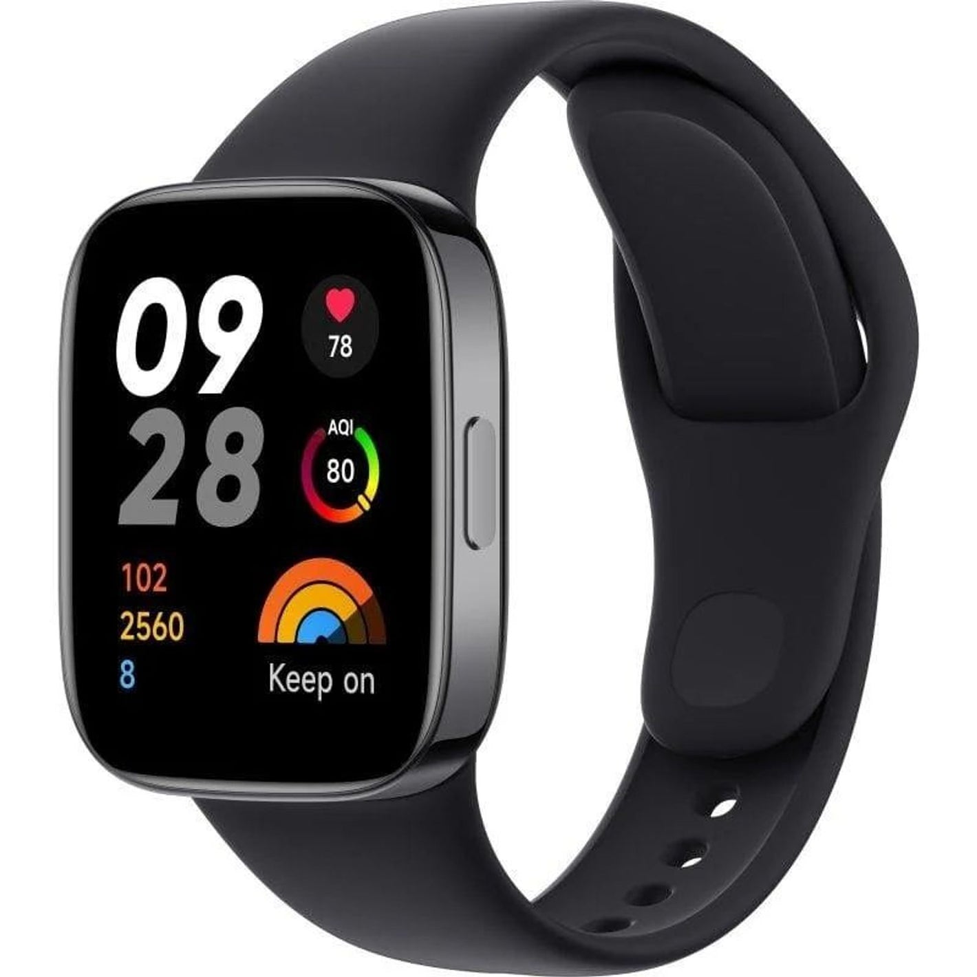 Xiaomi Redmi Watch 3 Bluetooth GPS 42mm AMOLED Schwarz 5ATM SpO2 Herzfrequenz