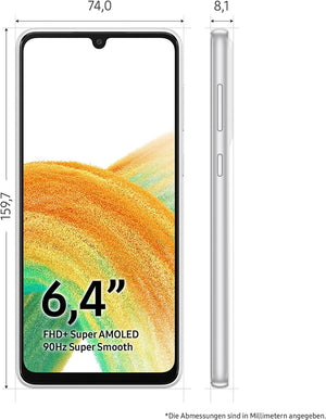 Samsung Galaxy A33 A326 Dualsim 5G Android 11 Smartphone 128GB 6GB 6,4 Zoll IP67