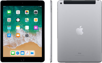 Apple iPad 6 2018 128GB WiFi+Cellular 9.7 iOS Tablet PC ohne Simlock Kamera Spacegrau