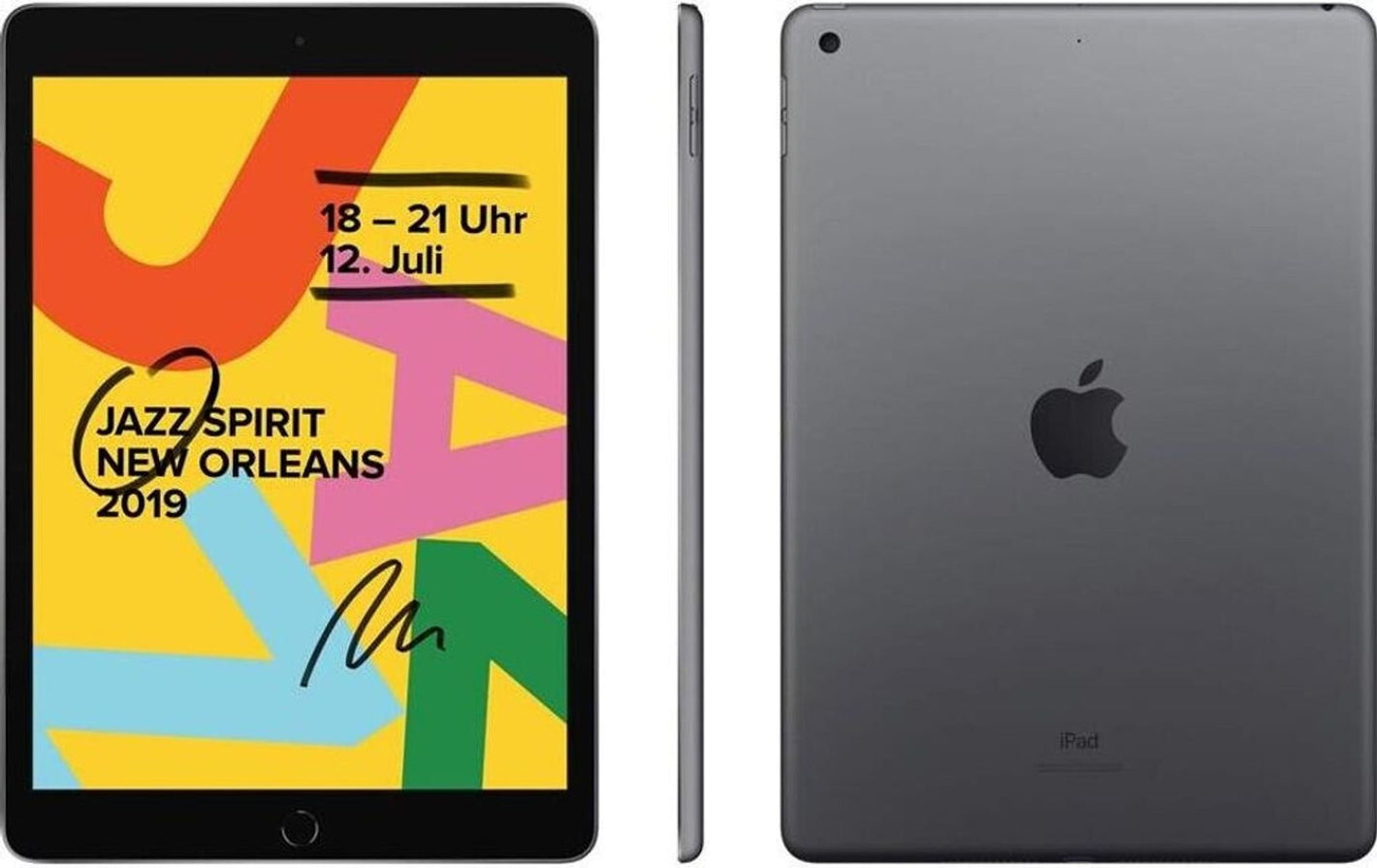 Apple iPad 7 iPadOS Tablet PC 10,2" (25,91cm) Retina Wi-Fi 128GB Space Grau