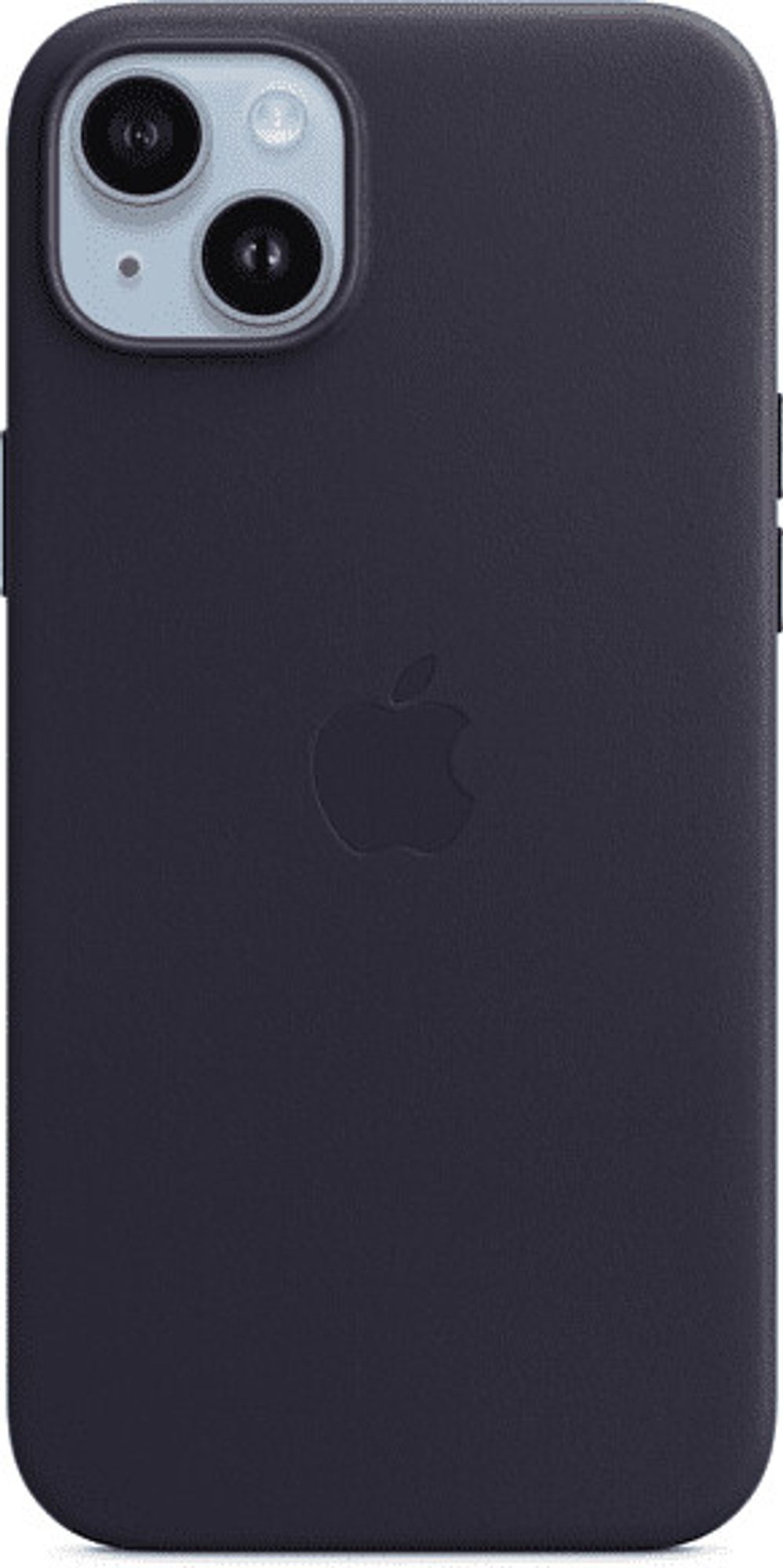 Apple OEM Leder Case iPhone 14 Plus MPPC3ZM/A A2907 Ink Tinte Blau Cover Hülle