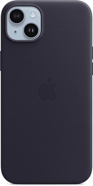 Apple OEM Leder Case iPhone 14 Plus MPPC3ZM/A A2907 Ink Tinte Blau Cover Hülle