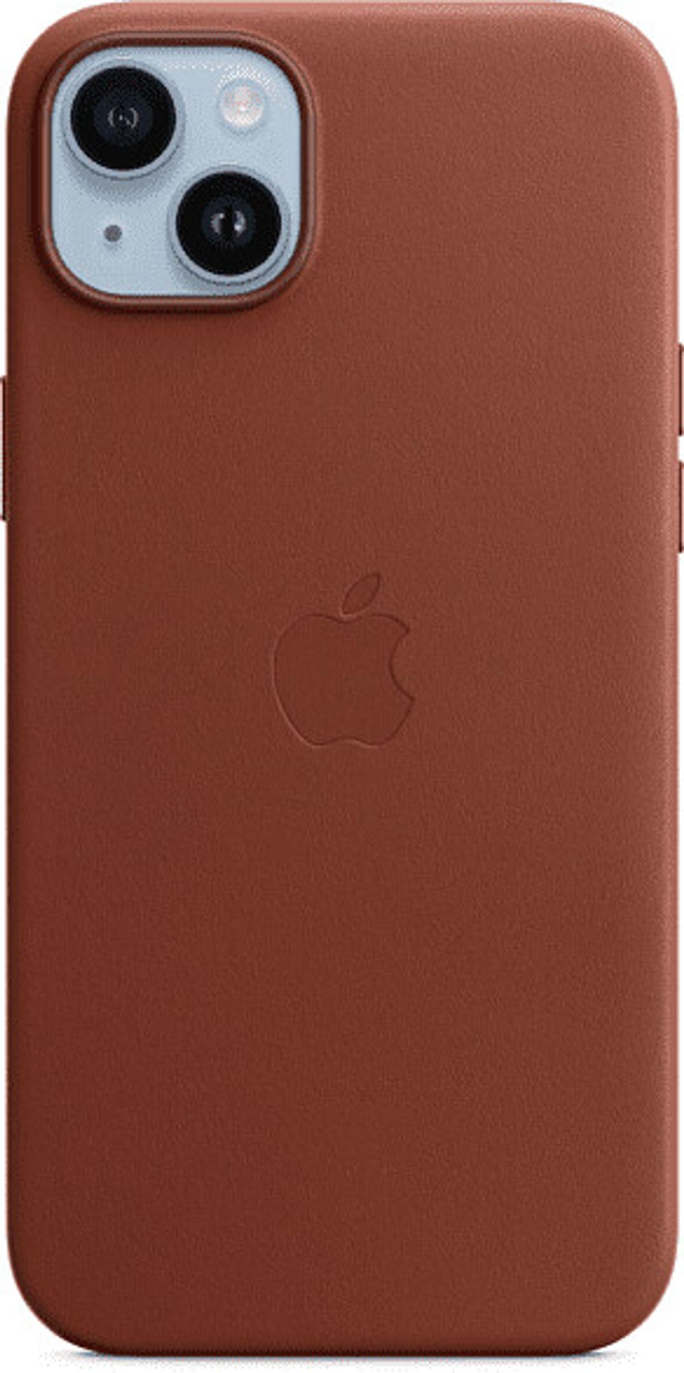 Apple OEM Leder Case iPhone 14 Plus MPPD3ZM/A A2907 Umber Braun Cover Hülle