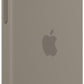 Apple iPhone 15 Plus Hülle Silikon Soft Case Backcover Tonbraun Grau MT133ZM/A