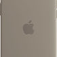 Apple iPhone 15 Plus Hülle Silikon Soft Case Backcover Tonbraun Grau MT133ZM/A