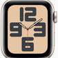 Apple Watch SE 2.Gen 2022 GPS 40mm Smartwatch Alu Sternenlicht Sportband