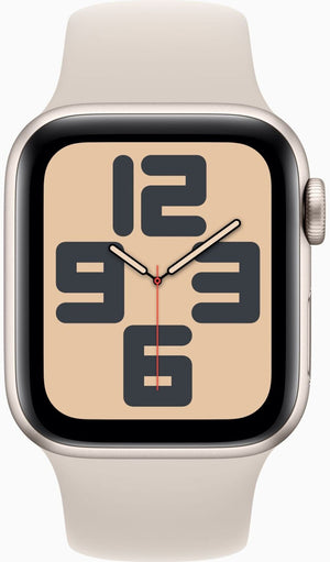 Apple Watch SE 2.Gen 2022 GPS 40mm Smartwatch Alu Sternenlicht Sportband