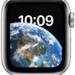 Apple Watch SE 2.Gen 2022 GPS 44mm Smartwatch Alu Silber Sportarmband Weiss
