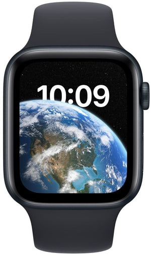 Apple Watch SE 2.Gen GPS 2022 44mm Smartwatch Alu Sportband Mitternacht Schwarz