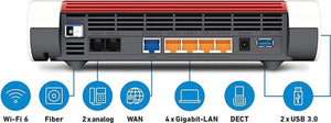 AVM FRITZ!Box 5590 Router für Glasfaseranschluss Wi-Fi6 bis 2.400MBit WLAN Mesh