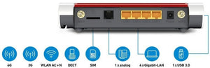 AVM Fritz!Box 6850 LTE Wireless Router DSL 4-Switch GigE WiFi5 Dual VoIP DECT
