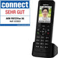 AVM FRITZ!Fon X6 DECT-Mobilteil Headsetanschluss AB Babyphone Wetter