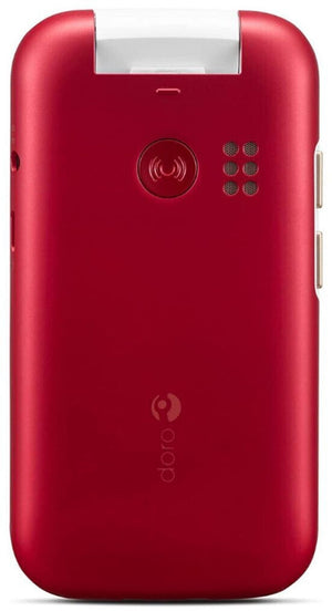 Doro PhoneEasy 6880 Rot / Weiß Handy Klapphandy Telefon 4G LTE Senioren 2,8"