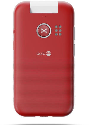 Doro PhoneEasy Leva L30 Red / White Seniorentelefon Handy Smartphone LTE USB C
