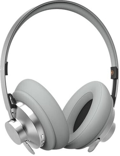 ECHO Kopfhörer Headset Bluetooth kabellos aktive Geräuschunterdrückung ANC Grau