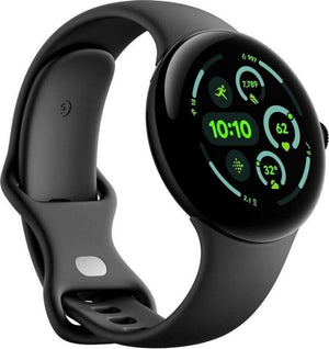 Google Pixel Watch 3 45mm 4G Matte Black Sportarmband Obsidian GA05773-DE
