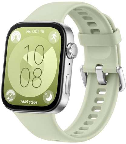 HUAWEI Watch Fit 3 Green Fluorelastomer Armband 1,82" AMOLED-Display Smartwatch