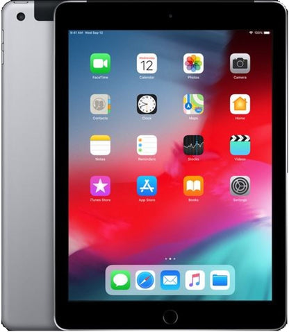Apple iPad 6 2018 128GB WiFi+Cellular 9.7 iOS Tablet PC ohne Simlock Kamera Spacegrau