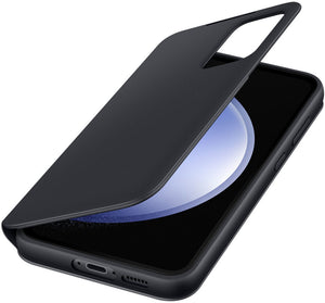 Samsung Smart View Wallet Case für Galaxy S23FE Schwarz EF-ZS711 OEM Handyhülle
