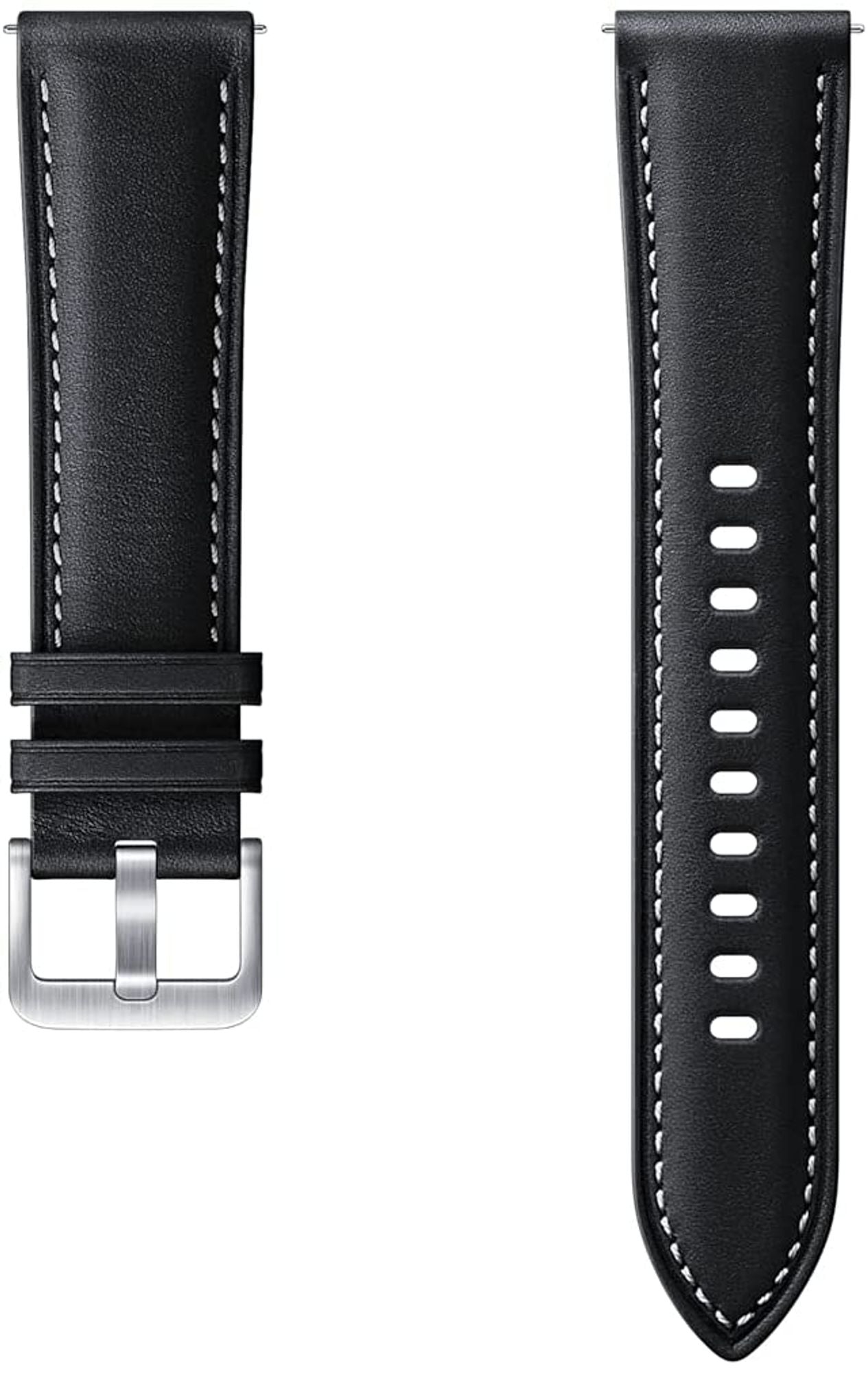 Samsung Stitch Echtleder Armband SLR84 Galaxy Watch 3 Stegbreite 22mm braun
