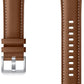 Samsung Stitch Echtleder Armband SLR84 Galaxy Watch 3 Stegbreite 22mm braun