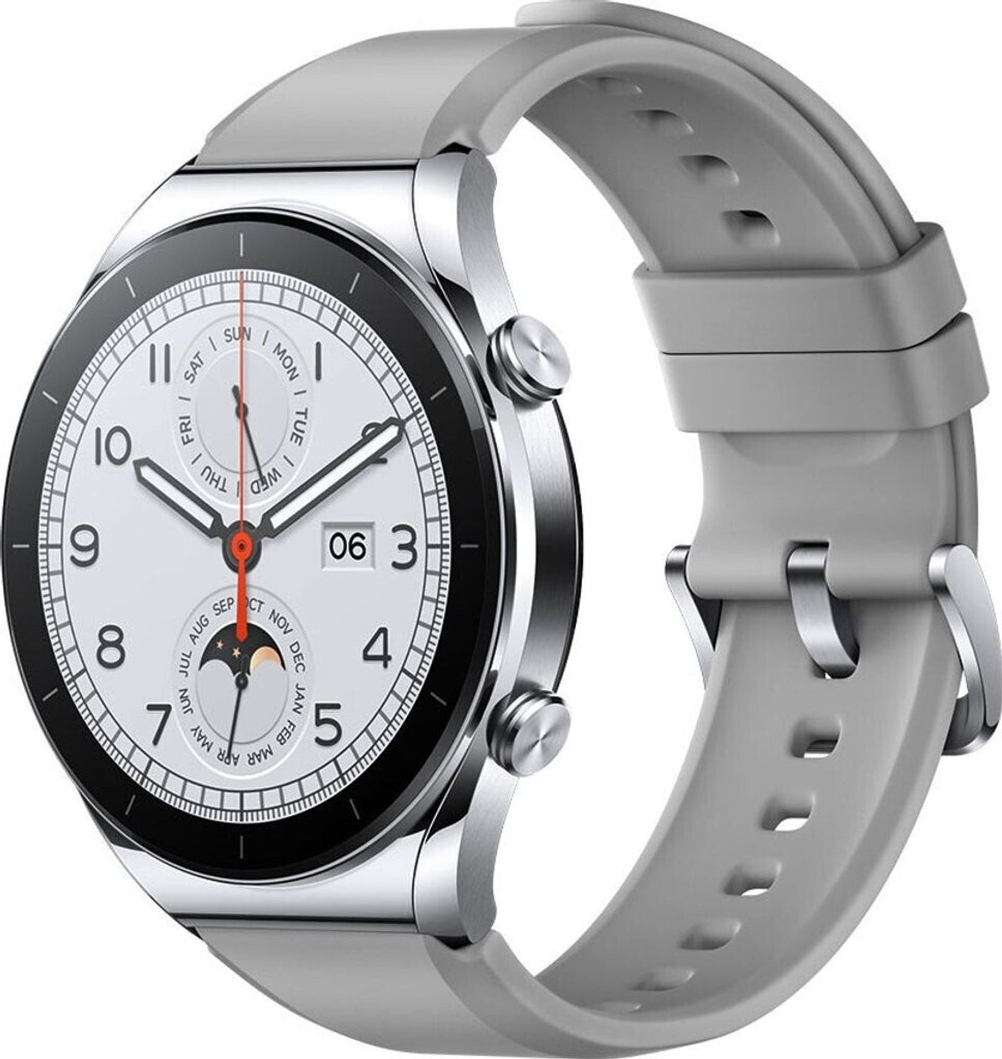 Xiaomi Watch S1 Smartwatch 40mm Edelstahl Bluetooth GPS Silber 1,43"AMOLED